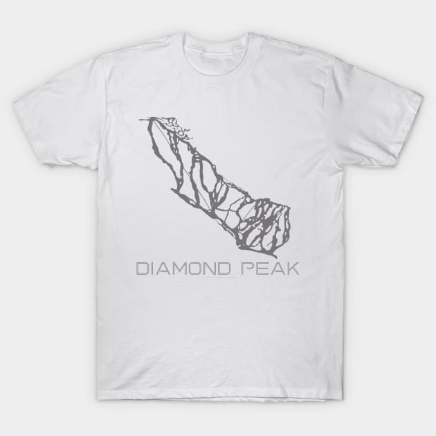 Diamond Peak Resort 3D T-Shirt by Mapsynergy